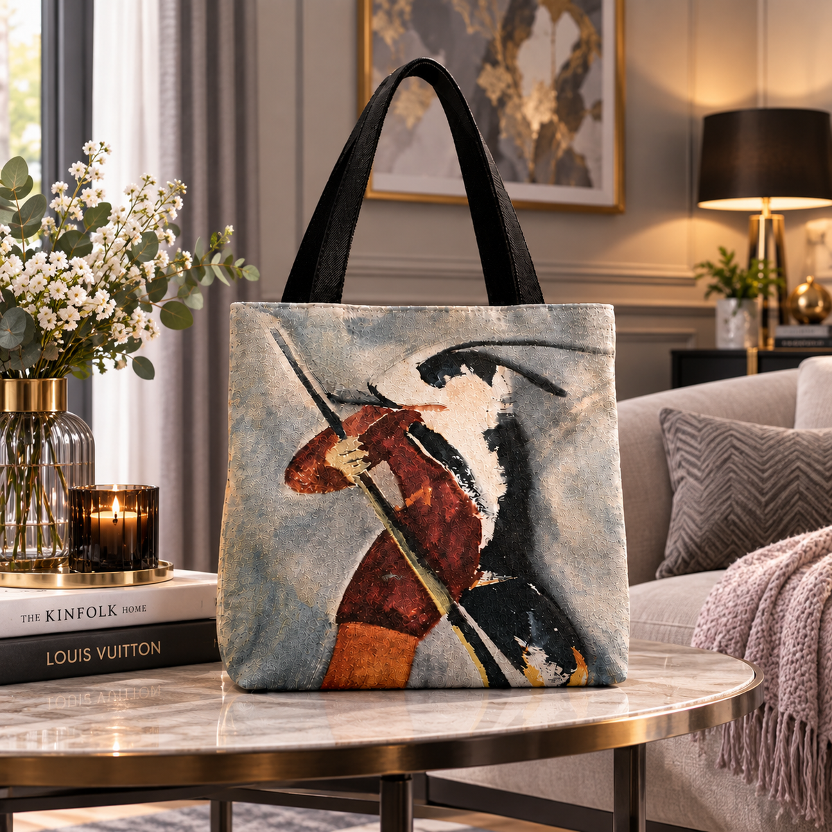 Washington Crossing the Delaware by JR Mitchell — Tote Bag