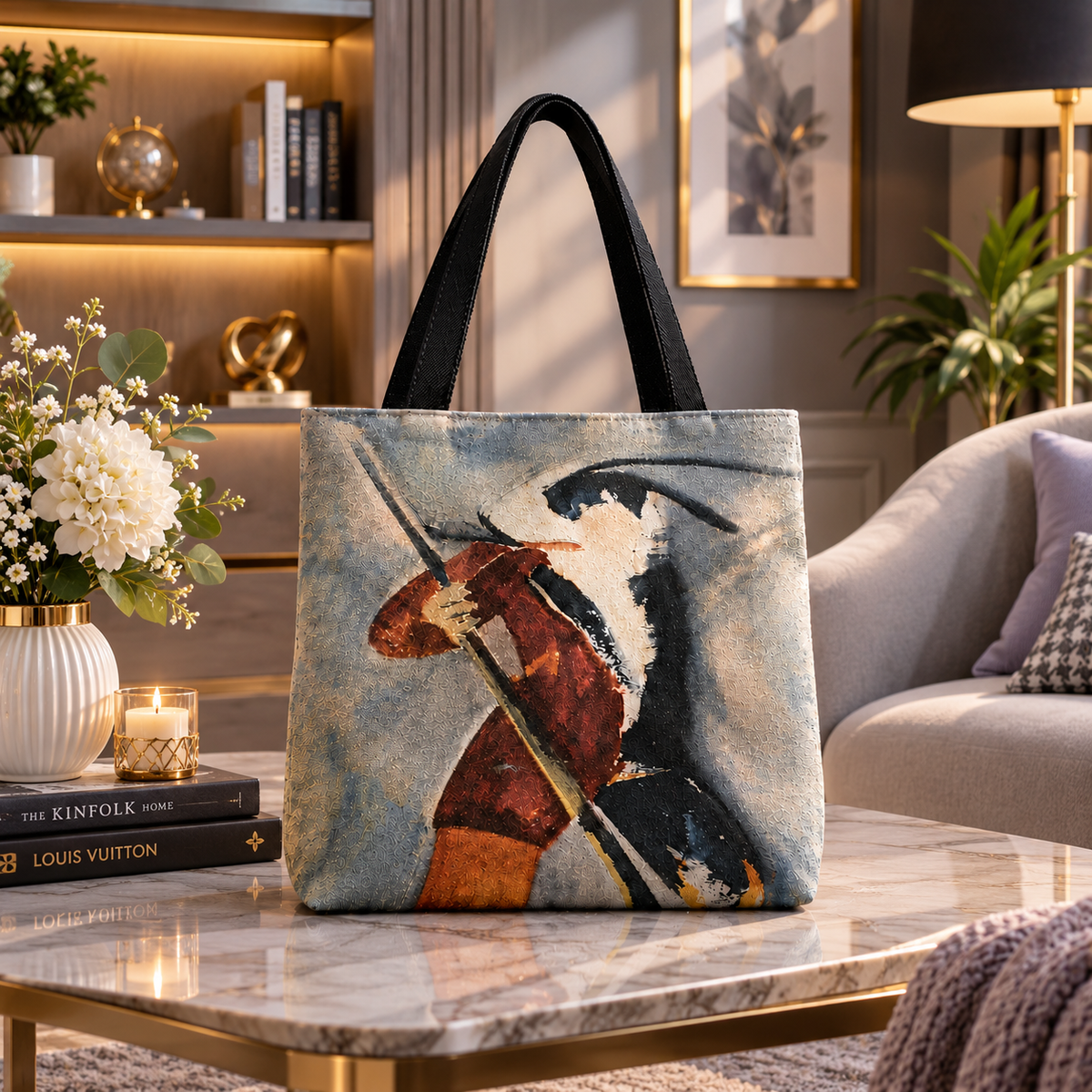 Washington Crossing the Delaware by JR Mitchell — Tote Bag