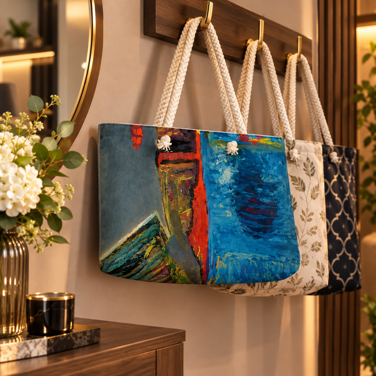 Mexican Artist Interpretive Portrait by JR Mitchell — Tote Bag