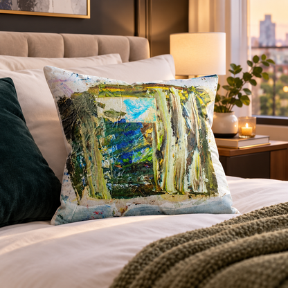 Abstract Expression by JR Mitchell — Throw Pillow