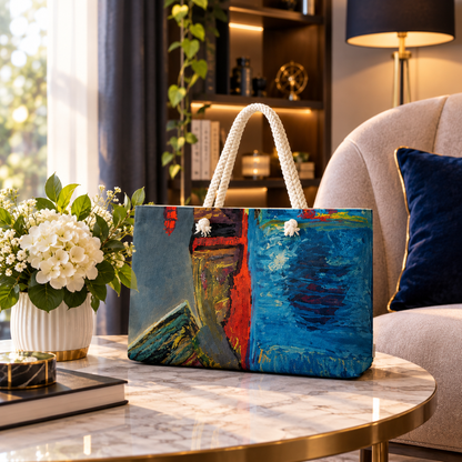 Mexican Artist Interpretive Portrait by JR Mitchell — Tote Bag