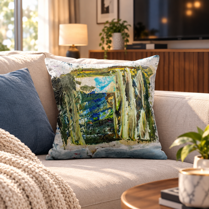Abstract Expression by JR Mitchell — Throw Pillow