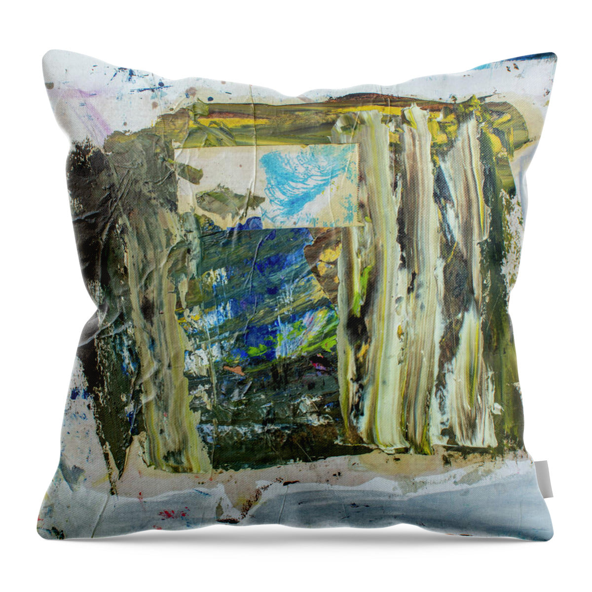 Abstract Expression by JR Mitchell — Throw Pillow