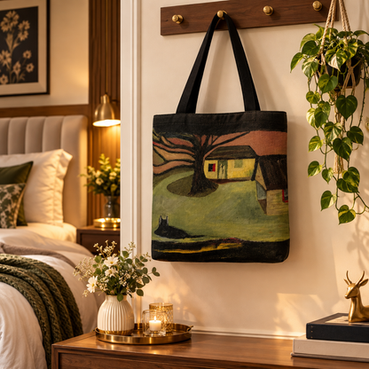 Nelsons Nostalgic Landscape by JR Mitchell — Tote Bag