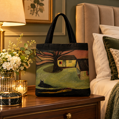 Nelsons Nostalgic Landscape by JR Mitchell — Tote Bag