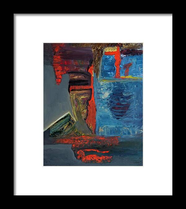 Mexican Artist Interpretive Portrait by JR Mitchell — Framed Print