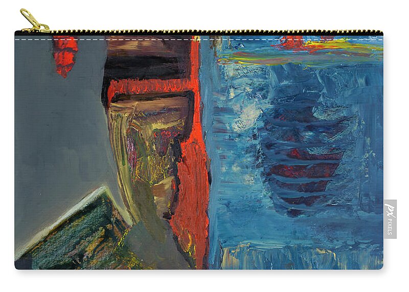 Mexican Artist Interpretive Portrait by JR Mitchell — Zip Pouch