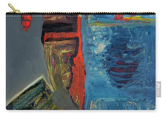 Mexican Artist Interpretive Portrait by JR Mitchell — Zip Pouch