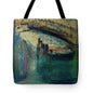 MacArthur Park Urban Lake and Sunset by JR Mitchell — Tote Bag