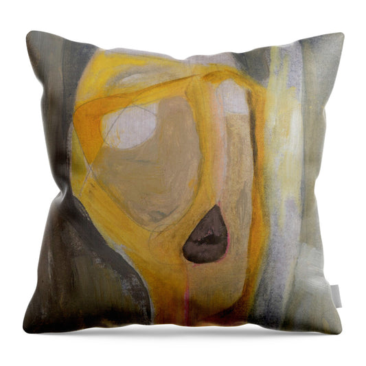 Betty Lou by JR Mitchell — Throw Pillow