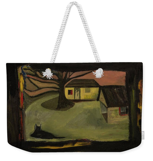 Nelsons Nostalgic Landscape by JR Mitchell — Weekender Tote Bag