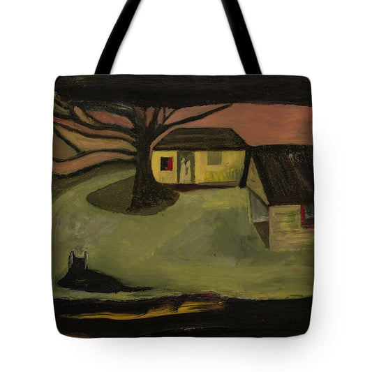 Nelsons Nostalgic Landscape by JR Mitchell — Tote Bag